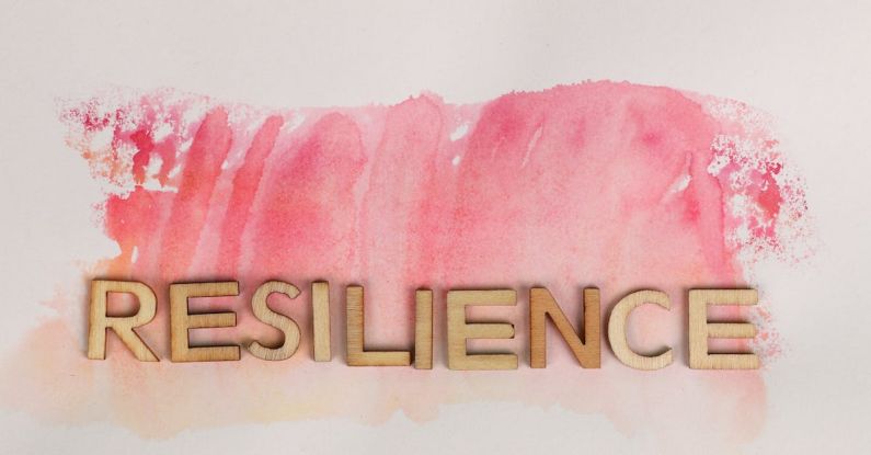 Creativity Resilience - Resilience Text on Pink Ink